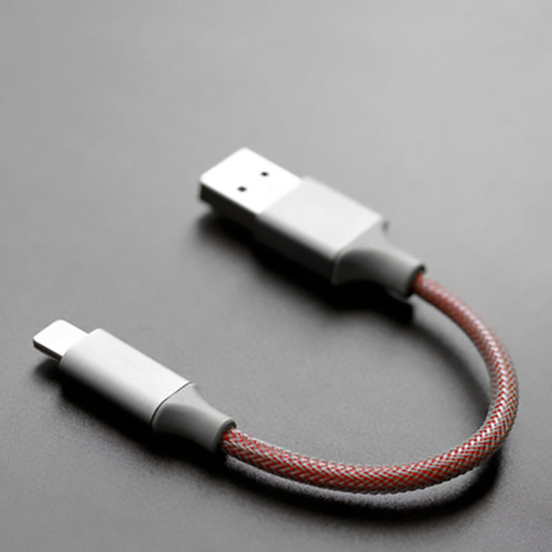 Suitable for Apple phone power bank Type-C Android short line power bank short line dual color charging cable