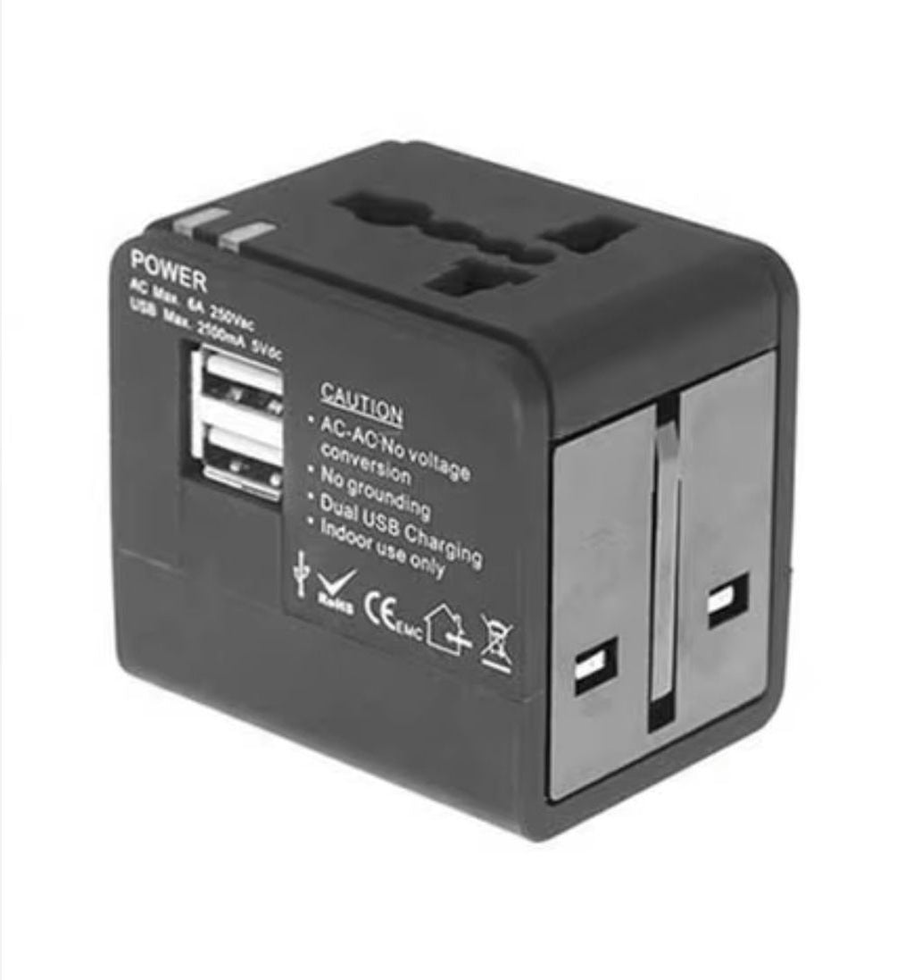 Universal Travel Adapter Power Adapter Electric Plugs Sockets Adapter Converter USB Travel Socket Plug Power Charger Converter