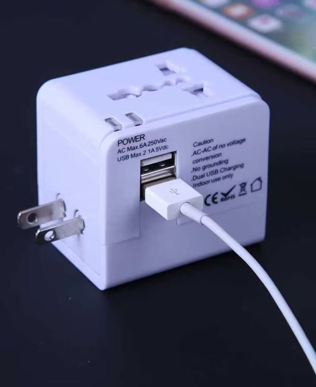 Universal Travel Adapter Power Adapter Electric Plugs Sockets Adapter Converter USB Travel Socket Plug Power Charger Converter